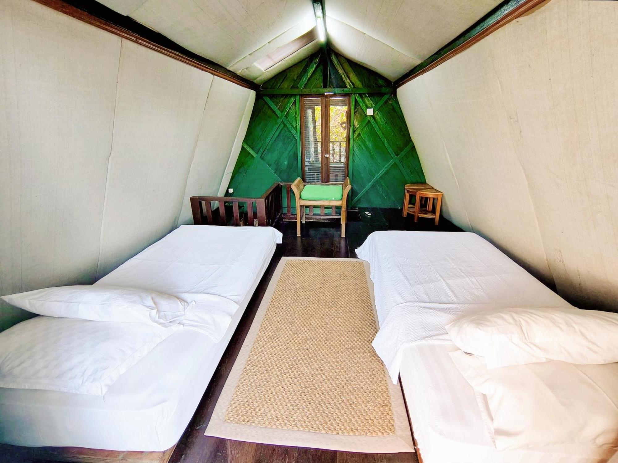 サヌール Panda Lumbung Bed & Breakfast エクステリア 写真