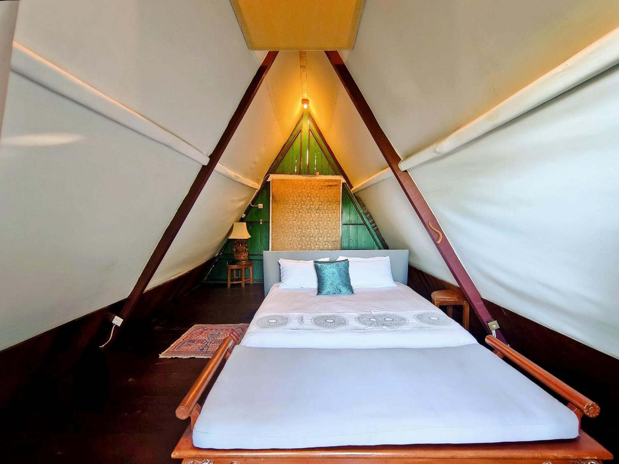 サヌール Panda Lumbung Bed & Breakfast エクステリア 写真