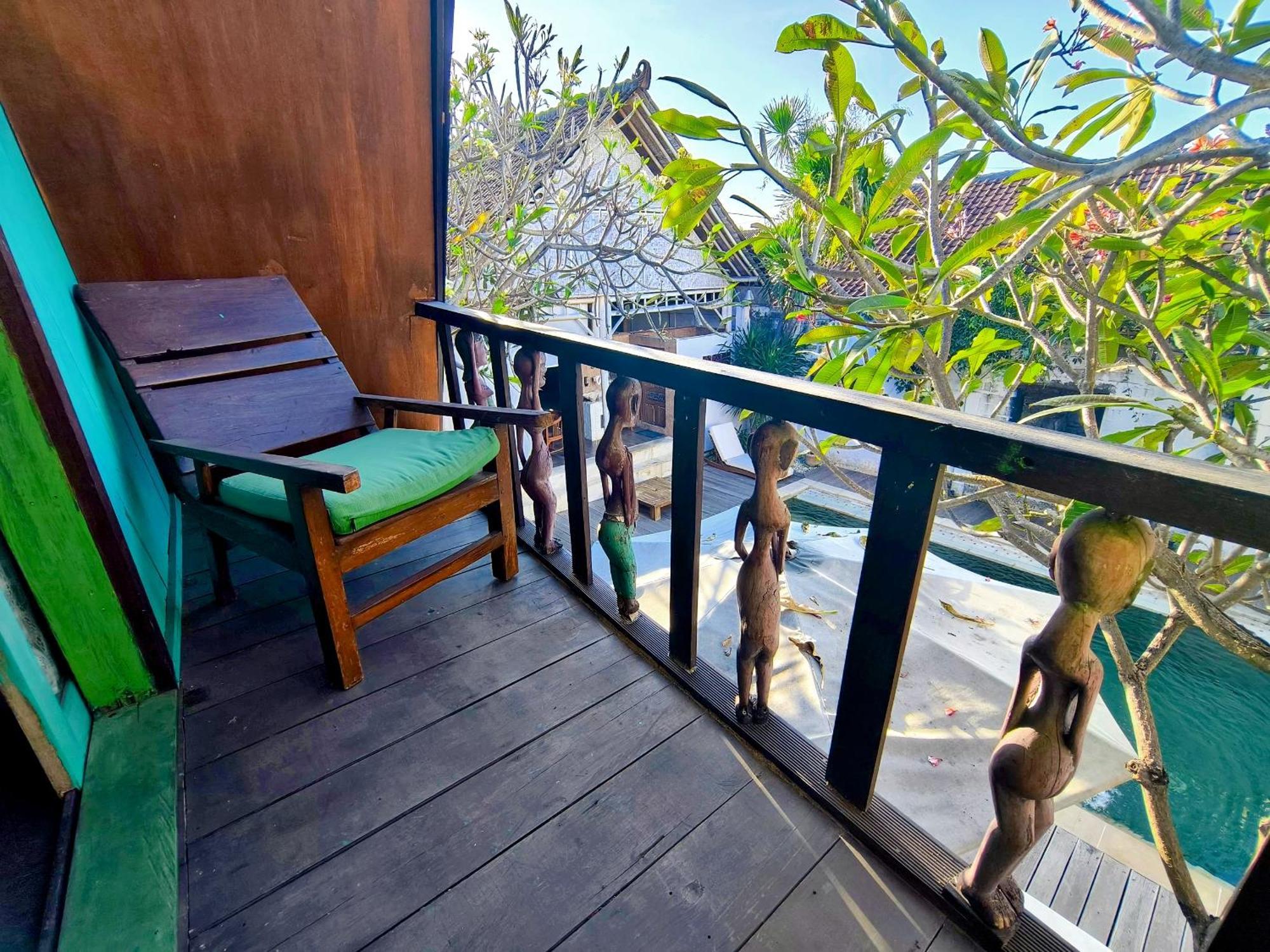 サヌール Panda Lumbung Bed & Breakfast エクステリア 写真